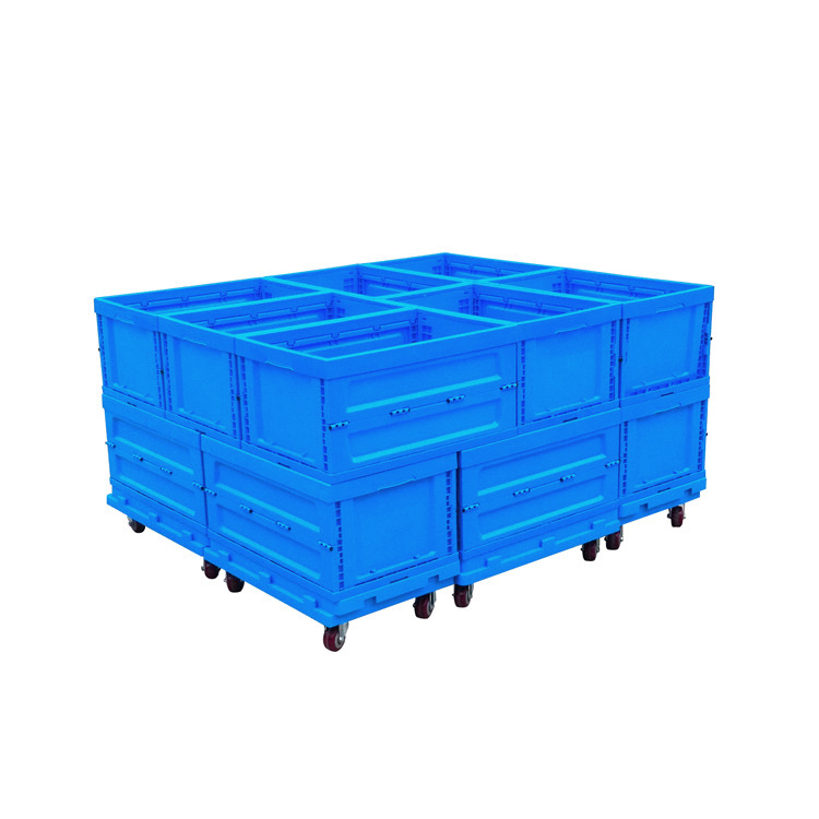 600x400x300mm mesh plastic collapsible crate