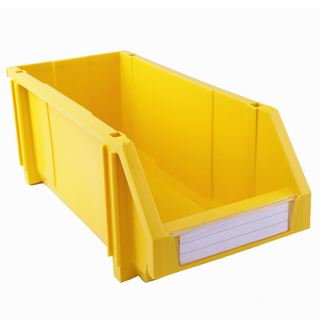 200&times;450&times;117 Yellow Tool and Parts Storage Nestable and Stackable Plastic Shelf Bins 