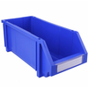 200&times;450&times;117 Blue Tool and Parts Storage Nestable and Stackable Plastic Shelf Bins 