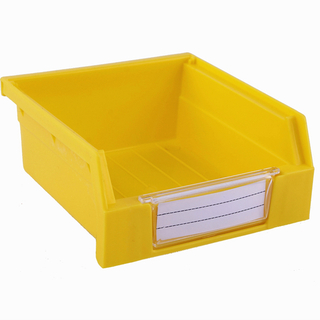 105&times;110&times;50 Yellow Tool and Parts Storage Wall Mounte Plastic Shelf Bins 
