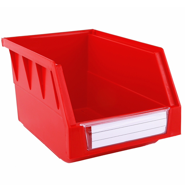 140&times;220&times;125 Red Tool and Parts Storage Wall Mounte Plastic Shelf Bins 