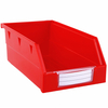 105&times;190&times;75 Red Tool and Parts Storage Wall Mounte Plastic Shelf Bins 