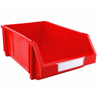 400&times;600&times;220 Red Tool and Parts Storage Nestable and Stackable Plastic Shelf Bins 