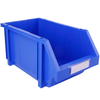 214&times;370&times;175 Blue Tool and Parts Storage Dividable and Stackable Plastic Shelf Bins 