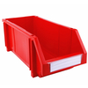 200&times;450&times;117 Red Tool and Parts Storage Nestable and Stackable Plastic Shelf Bins 