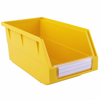 175&times;300&times;170 Yellow Tool and Parts Storage Wall Mounte Plastic Shelf Bins 