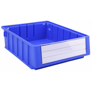 300&times;235&times;90 Blue Tool And Parts Storage Dividable Plastic Shelf Bins 
