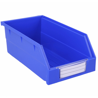 105&times;190&times;75 Blue Tool and Parts Storage Wall Mounte Plastic Shelf Bins 