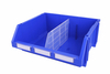 214&times;280&times;175 Blue Tool and Parts Storage Dividable and Stackable Plastic Shelf Bins 