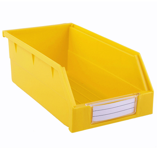 105&times;190&times;75 Yellow Tool and Parts Storage Wall Mounte Plastic Shelf Bins 