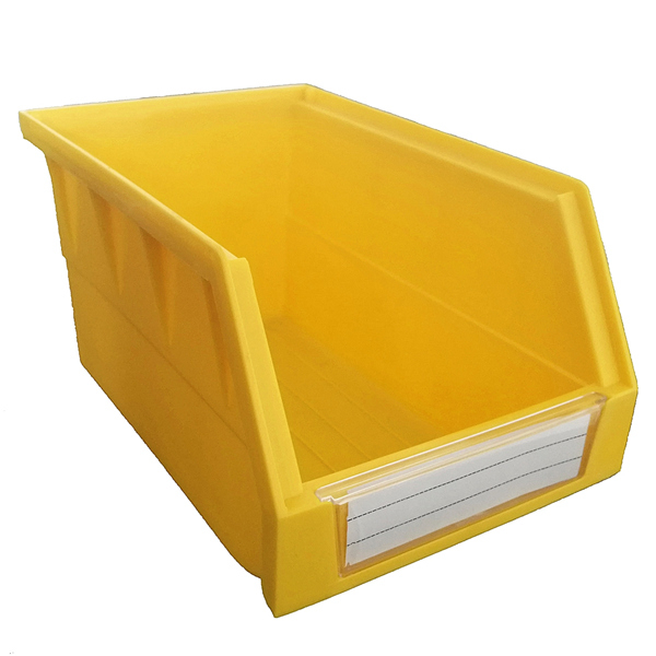 140&times;220&times;125 Yellow Tool and Parts Storage Wall Mounte Plastic Shelf Bins 